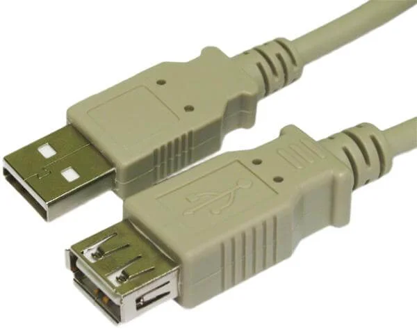 BEST 1m USB 2.0 A Male - A Female (USB2-021) Bild 1