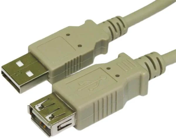 BEST 2m USB 2.0 A Male - A Female (USB2-022) Bild 1