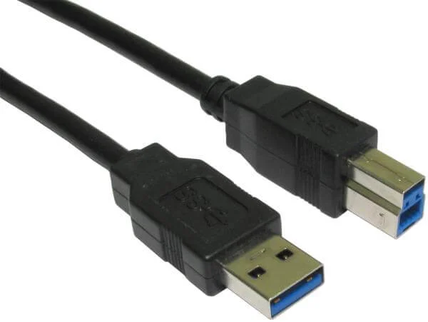 BEST 3m USB 3.0 A Male - B Male - Black (USB3-803) Bild 1