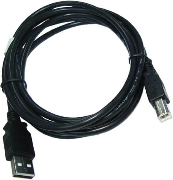 BEST 5m USB 2.0 A Male - B Male - Black (USB2-105K) Bild 1