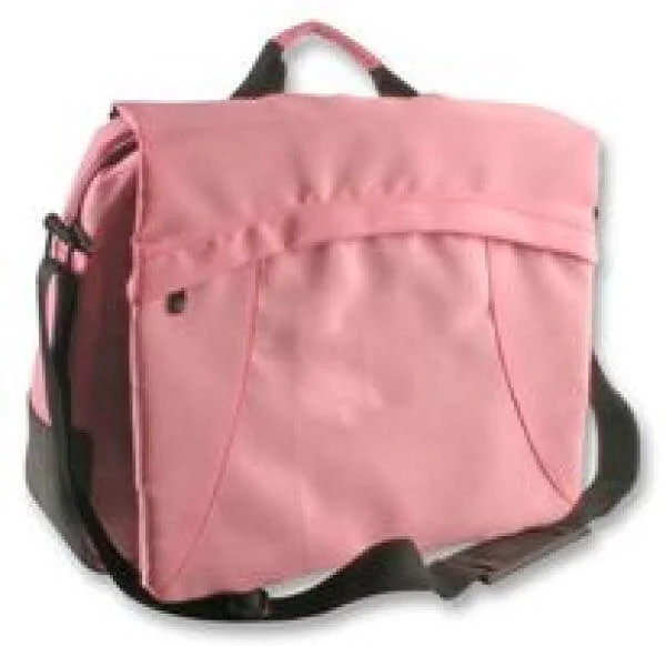 BEST 15.4 Inch Laptop Carrycase - Pink Nylon Bild 1