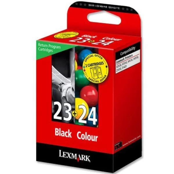 Lexmark 23 + 24 Ink Cartridge Twinpack Bild 1