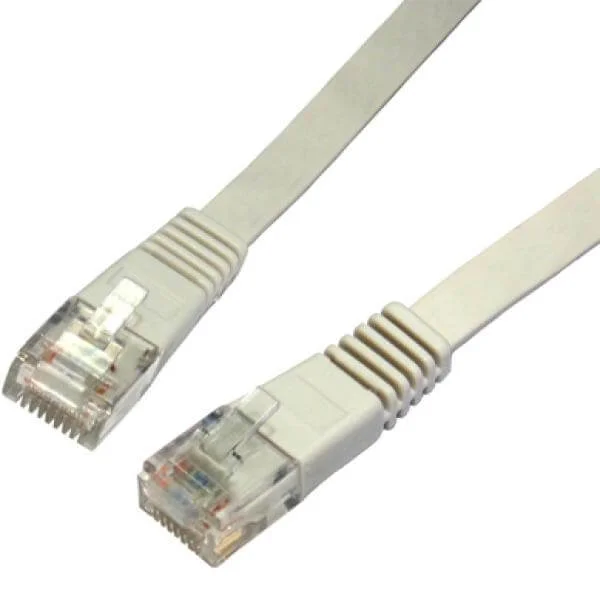 Best Value 0.5m Cat5e UTP LSOH Flat Network Cable - Grey Bild 1
