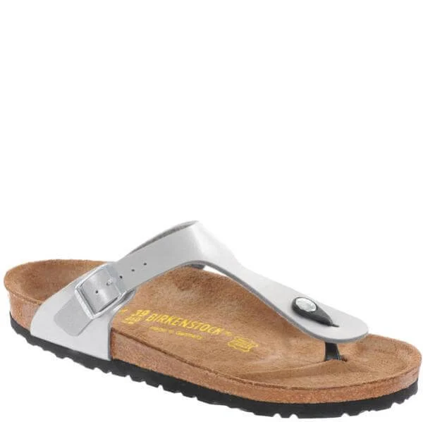Birkenstock Thong Sandals-Silver - 3.5 - Silber Bild 1