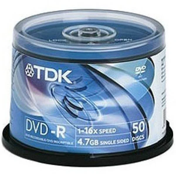 TDK DVD-R 16x (50pk) 47CBED50 Bild 1