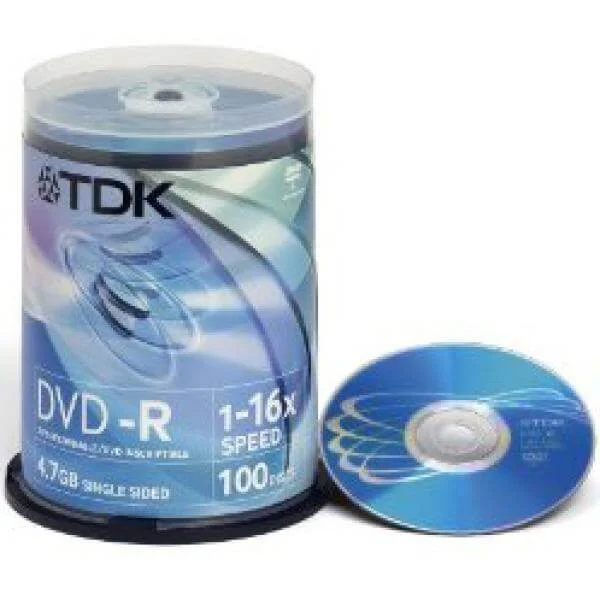 TDK DVD-R 16x (100pk) 47CBED100 Bild 1