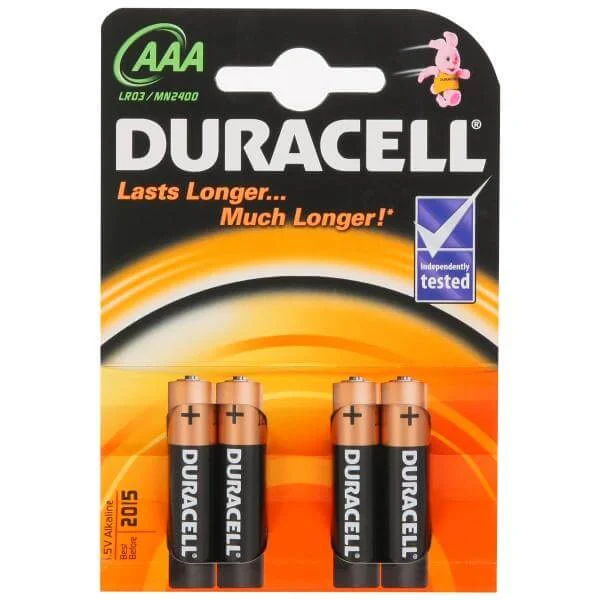 Duracell AAA 1.5V Batteries - 4 pack Bild 1
