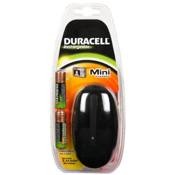 Duracell Plug-in Mini Charger inc 2 x AA 1700mAH Bild 1