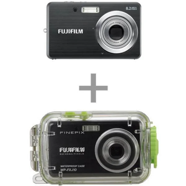 Fuji FinePix J15 Digital Camera with Underwater Housing Bild 1