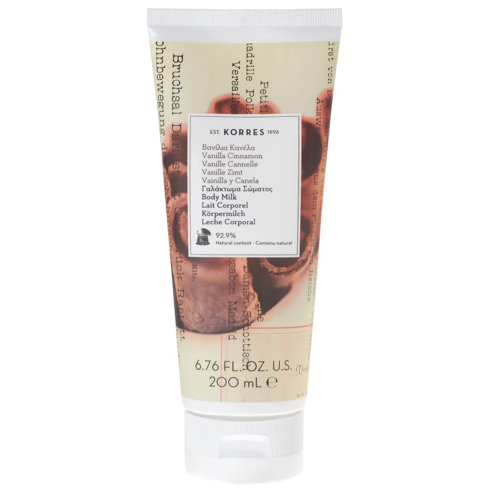 KORRES Vanilla Cinnamon Body Milk (200 ml) Bild 1