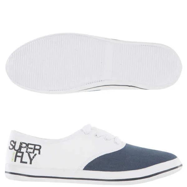 Superfly Kids' Pumps - White/Navy - 13 - Navy - White Bild 1