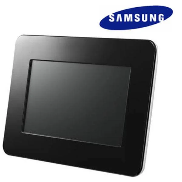 Samsung SPF71E Black Photo Frame - 7 Inch LCD Screen Bild 1