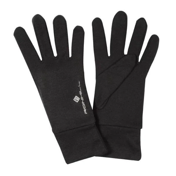 RonHill Lite Running Gloves - Black - S - Schwarz Bild 1