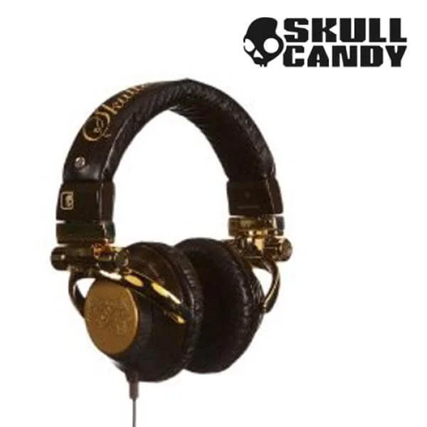 Skullcandy 2010 TI Stereo HD Headphones - Brown/Gold Bild 1