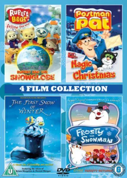 Rupert & the Snowglobe / Postman Pat's Magic Christmas / First Snow of Winter / Frosty the Snowman Bild 1