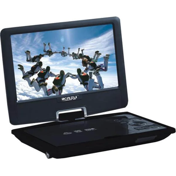 iKasu 9 Inch Portable DVD Player with Freeview and Rotating Screen Bild 1