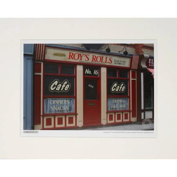 Coronation Street Limited Edition Print: Roy's Rolls 14x11 Bild 1