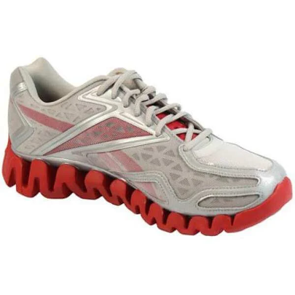 Reebok Women's Zigsonic Trainers White/Red - 4 - Weiß Bild 1