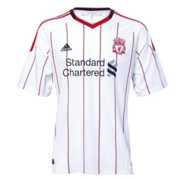 Liverpool Away Shirt 2010/11 Short Sleeve – Kids - 8 Yrs - Weiß Bild 1
