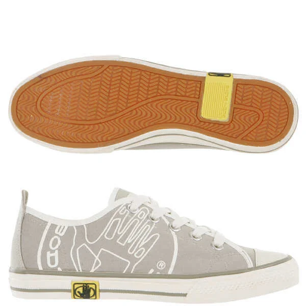 Body Glove Women's Lifestyle Sympathy Canvas Pump - Grey/White - 3 - Grey/White Bild 1