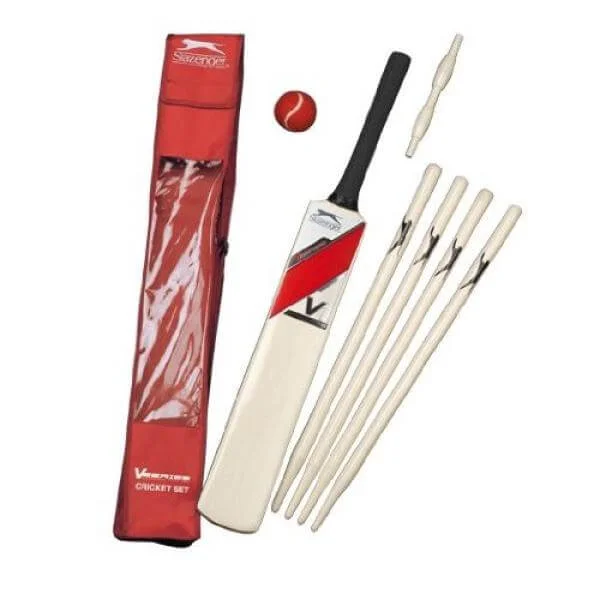 Slazenger V1 Cricket Set - Red - 6 - Rot Bild 1
