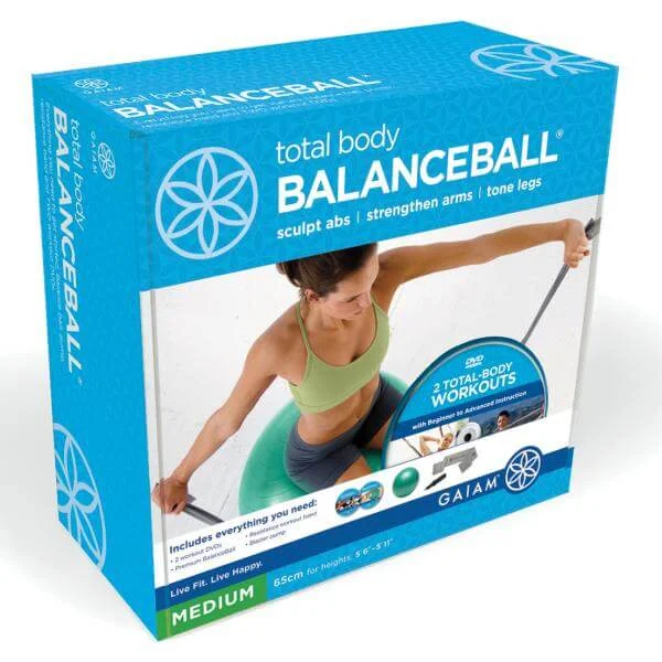 Gaiam Total Body Balance Ball Kit (Medium - 65cm) Bild 1