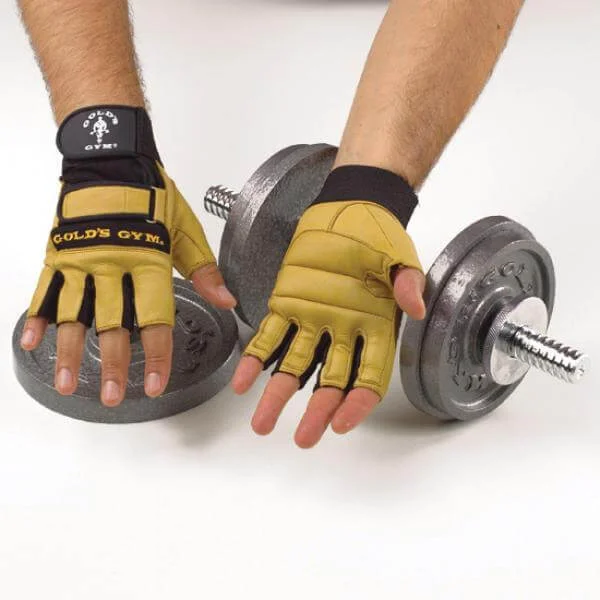 Gold's Gym Adjustable Gel Grip Gloves, L Bild 1