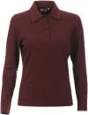 Women's adidas 4 Button Polo T-Shirt - Burgundy - S - Bordeauxrot Bild 1