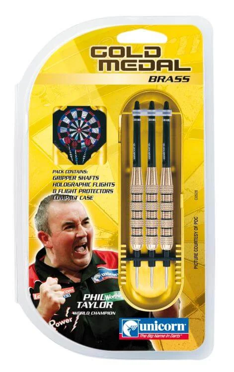 Phil Taylor Darts Gold Medal Brass 21g Bild 1