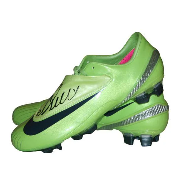 Cristiano Ronaldo Signed Football Boot - Nike Mercurial Vapor IV Citron Bild 1