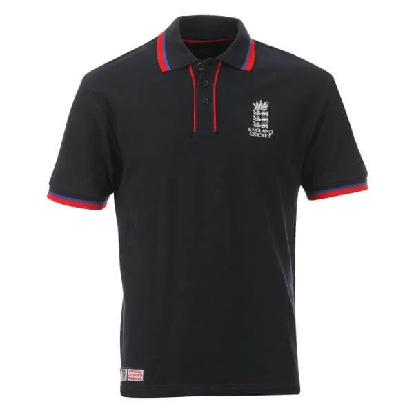 England Cricket Men's Classic Pique Polo - Navy - XS - Marineblau Bild 1