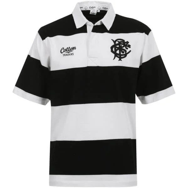 Cotton Traders Men's Barbarians Shirt SS - Black - YTH - Schwarz Bild 1