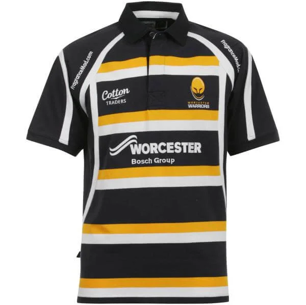 Cotton Traders Men's Worcester Warriors Home Shirt SS - Navy - S - Marineblau Bild 1