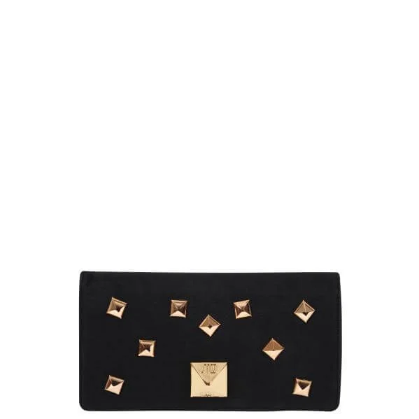 J Lo Downtown Pyramid Stud Clutch - Black Bild 1