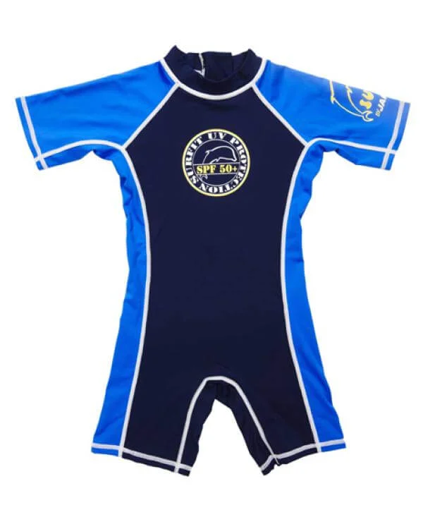Jakabel Surfit UVP Shorty Sunsuit - Blue - XB (3-6 Months) - Blau Bild 1