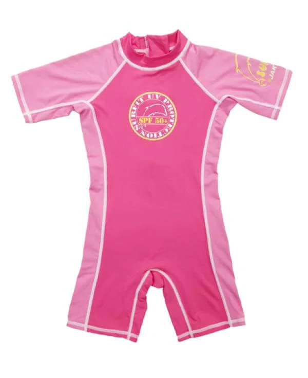 Jakabel Surfit UVP Shorty Sunsuit - Pink - XB (3-6 Months) - Rosa Bild 1