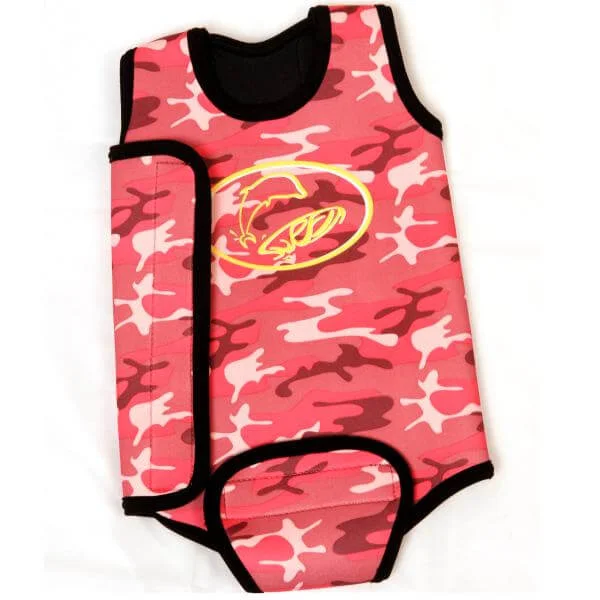 Jakabel Baby Wetsuit - Pink Camou - XB (3-6 Months) - Rosa Bild 1