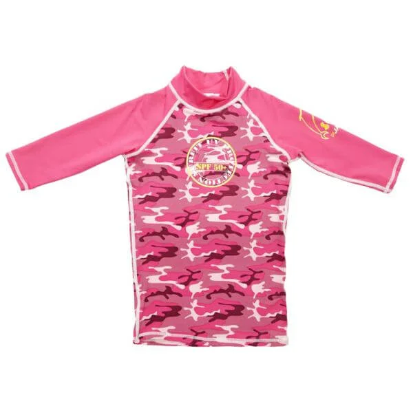 Jakabel Surfit UVP 3/4 Sleeve Top - Pink Camou - S (2-3 yrs) - Rosa Bild 1