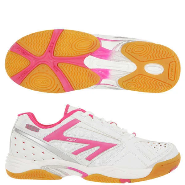 Hi-Tec M100 Eris Women's Indoor Court Shoe - 4 - Weiß Bild 1