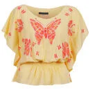 Sugarhill Boutique Women's Flutterby Top - Cream - L - Cream Bild 1
