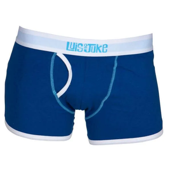 Luis & Juke Open- Fly Short Classic Blue - S - Blau Bild 1