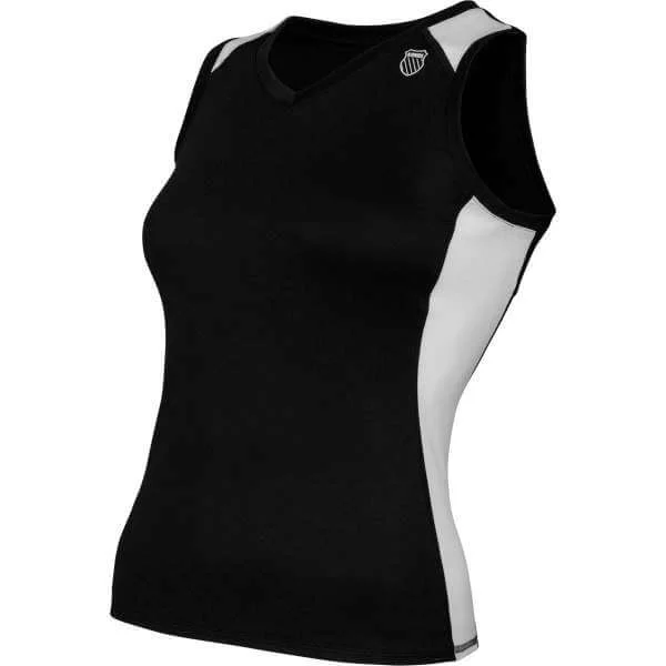 K-Swiss Women's Accomplish V Tank - Black/White - S - Black/White Bild 1