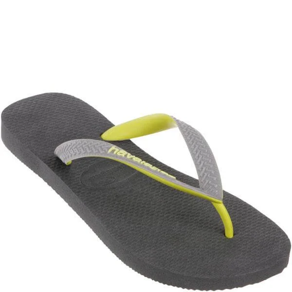 Havaianas Unisex Two Tone Strap Flip Flops - Grey - 1/2 - Grau Bild 1