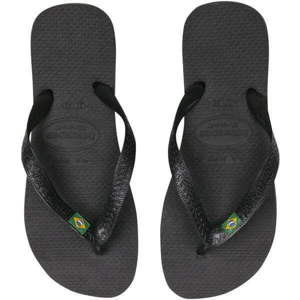 Havaianas Brasil Flip Flops - Black - 1/2 - Schwarz Bild 1