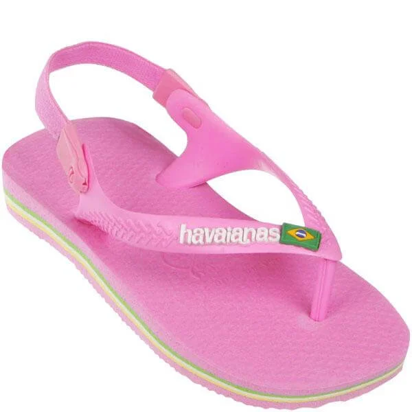 Havaianas Kids' Brasil Flip Flops - Rosa - 1/2 - Rosa Bild 1