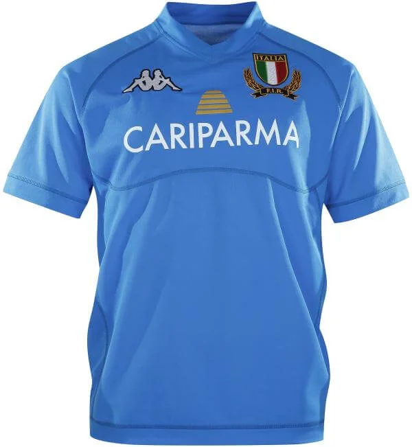 Kappa Italy Rugby Home Shirt 2010/11 - S - Blau Bild 1