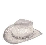Metallic edge open weave Cowboy hat - Eine Größe - Silber Bild 1