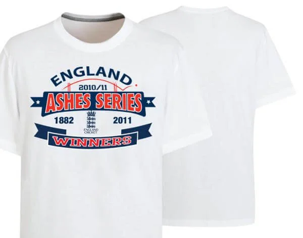 Ashes Winners T-Shirt - White - S - Weiß Bild 1