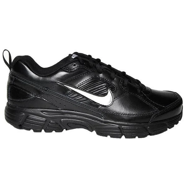 Nike Boys Dart 8 Lea Trainers - 5.5 - Black/Gold Bild 1