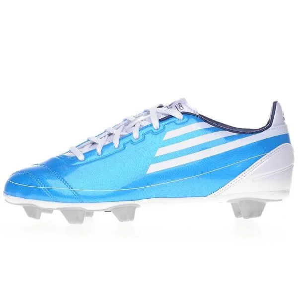 adidas F10 TRX Soft Ground Football Boot - White/Black/Electricity - 1 - White/Black Bild 1
